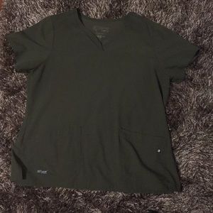 Olive Green Grey’s Anatomy Scrub Top